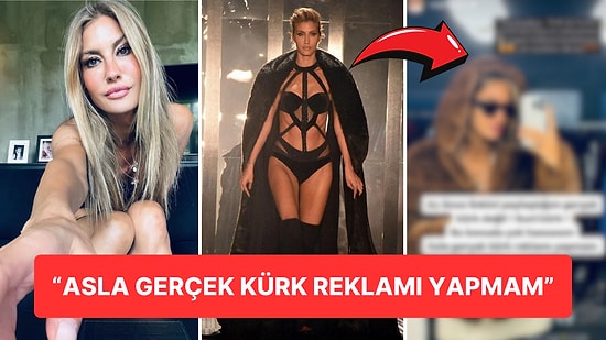 Çağla Şıkel Kürk Giydiği Paylaşımından Sonra Gerçek Kürk Konusunda Hassas Olduğunu Söyleyerek Açıklık Getirdi!