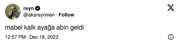 Bunun üzerine Reynmen, bu hareketi hem tiye hem de goygoya alan bir tweet attı.