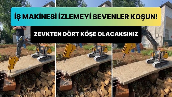 Tüm Dertlerinizi Unutturacak O Şey: Uzaktan Kumandalı Oyuncak İş Makinesine Hayran Kalacaksınız!