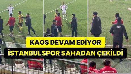 İstanbulspor Yönetimi, Trabzonspor Maçında Takımı Sahadan Çekti!