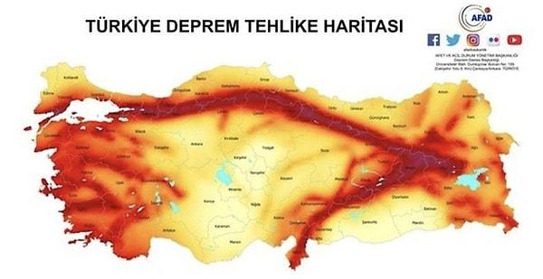 Türkiye'nin çeşitli bölgelerinde depremler olmaya devam ederken, MTA tarafından Türkiye'nin diri fay haritası da güncellendi. Yapılan araştırmada 45 ilde 5,5 ve üzeri deprem üretebilecek 485 diri fay bulundu.