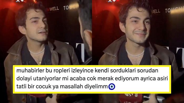 Kızılcık Şerbeti'nin Metehan'ı Muhabirin Sorusu Karşısında Mavi Ekran Verince Ortaya Komik Anlar Çıktı!