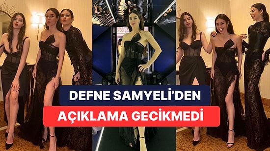 Ödül Töreninde Kızlarıyla Adeta Pişti Olan Defne Samyeli Durum Hakkında İlk Defa Konuştu!