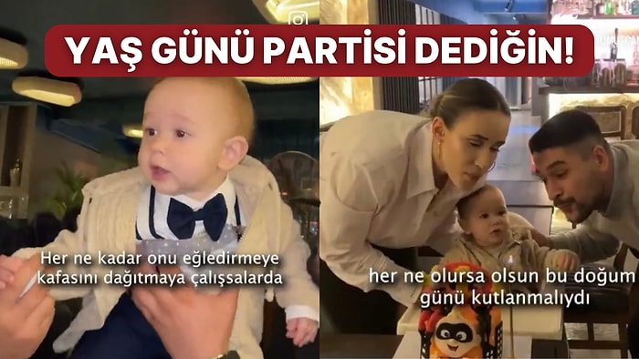 1 Yaşına Giren Bebeğin İlk Yaş Günü Partisine Siz de Çok İmreneceksiniz