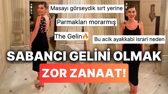 Nazlı Sabancı'nın Ailece Yalıda Verdikleri Yılbaşı Yemeğinde Giydikleri Topa Tutuldu