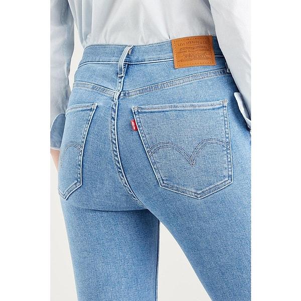 1. Levi's Mile High Super Skinny Kadın Jean Pantolon