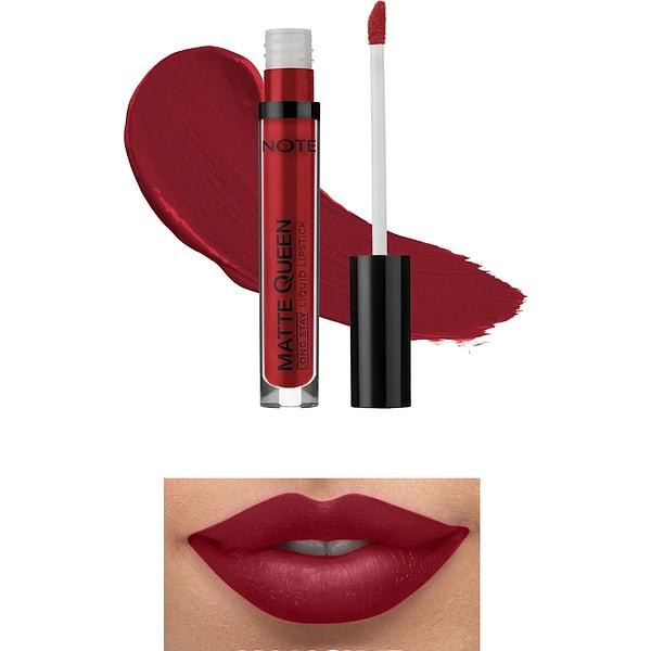 7. Note Matte Queen Lipstick - 15 Magestic Red