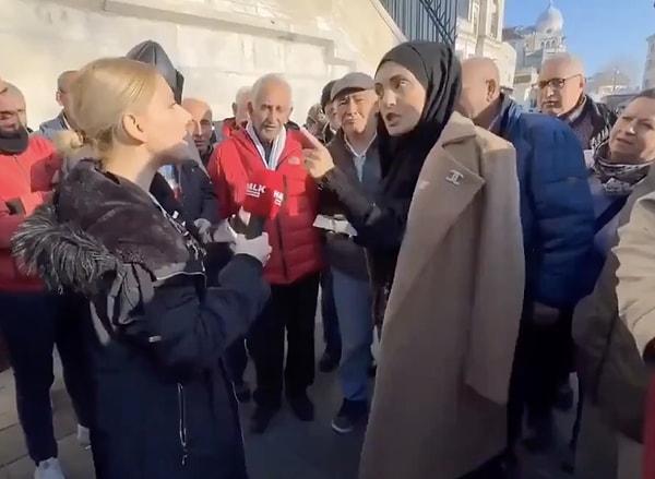 Halk Mikrofonu isimli kanalın sokak röportajında konuşan bir kadın "Devletin dini olmaz ne demek biliyor musunuz. Senin şu anda yaşamını nefes almanı sağlayan Allah'ı inkar etmektir." diyerek şeriatı savundu.