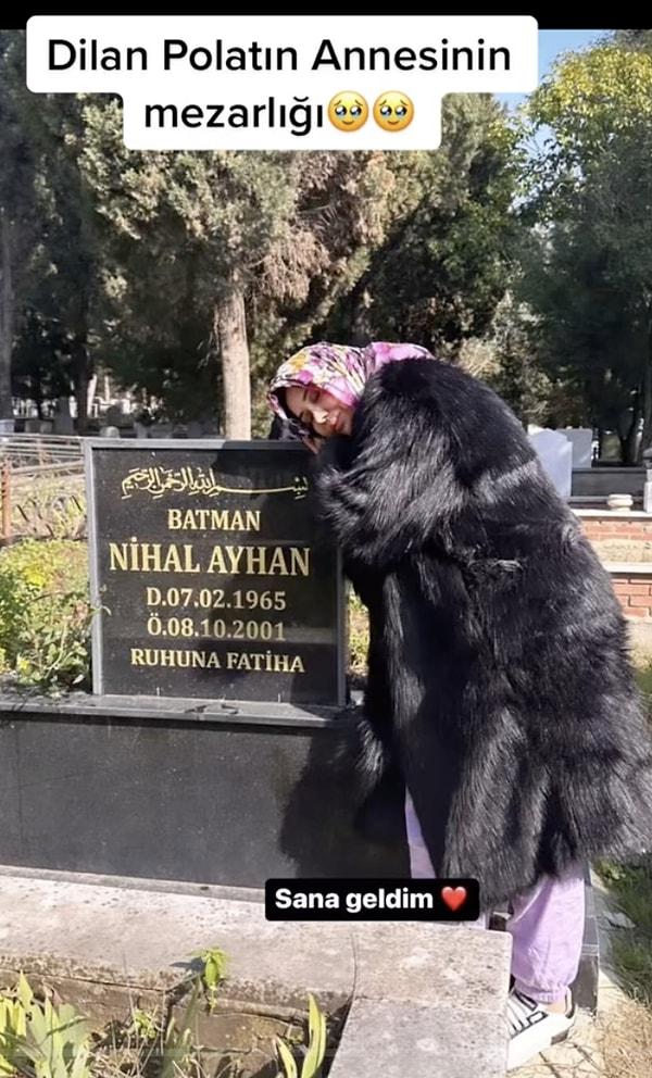Çocuk yaşta annesiz kaldığını gözyaşları içinde anlatan Dilan Polat'ın annesinin Batman'daki mezarı saldırıya uğradı.