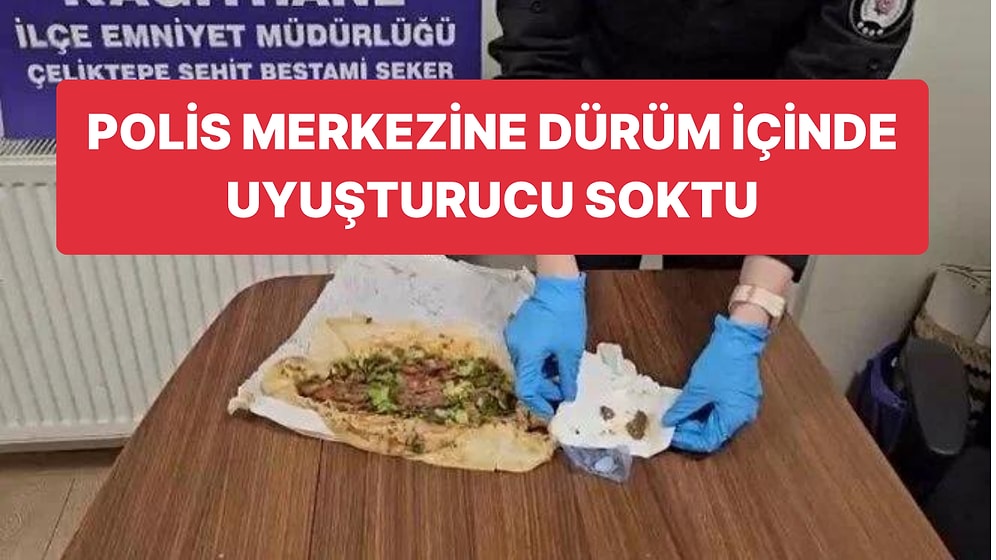 Polis Merkezinde İlginç Olay: Gözaltındaki Sevgilisine Dürüm İçinde Uyuşturucu Getirdi