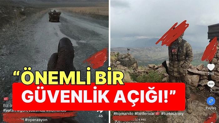 Kritik Yerlerde Görevli Türk Askeri TikTok Yayınları ile Fark Etmeden Konumunu İfşa Ediyor