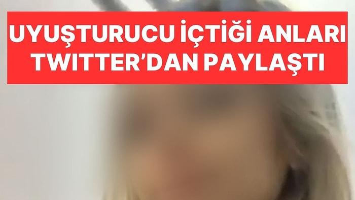 Trabzon'da Uyuşturucu Kullanan Kadın, Bu Anları Twitter'a Atınca Polis Ekipleri Harekete Geçti