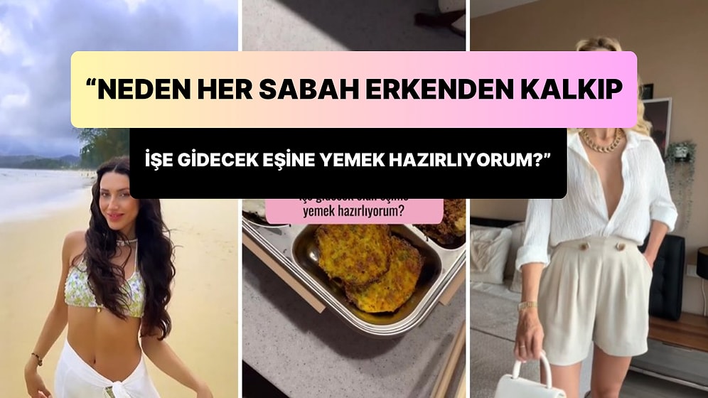 Kocasına Her Sabah Kahvaltı Hazırlayan ve Muhteşem Geri Dönüşler Alan Kadın 'Bize de Nasip Olur mu?' Dedirtti