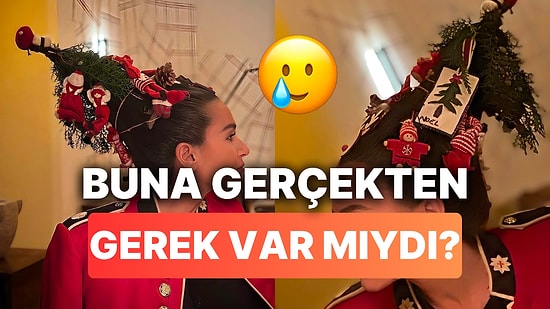 Eda Taşpınar'ın Yılbaşı Ağacı Haline Getirdiği Saç Modeli Canınızı Sıkacak