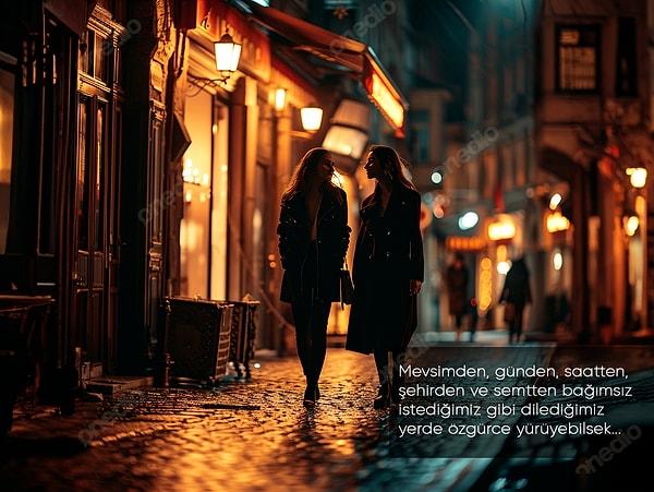 4. Türkiye sokaklarında gece yürüyüşüne çıkmayanı dövüyorlar kıvamına gelsek? Neyse paralel evrendeyiz şiddete şiddetle hayır: