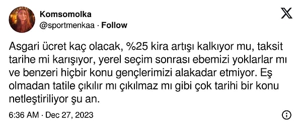 Gençlerin derdi geçimden öteye geçerek, hayata adıma atmayı zorlaştırırken, son günlerde sosyal medyayı meşgul eden konular da bu ortamda eleştiriden nasibini aldı.