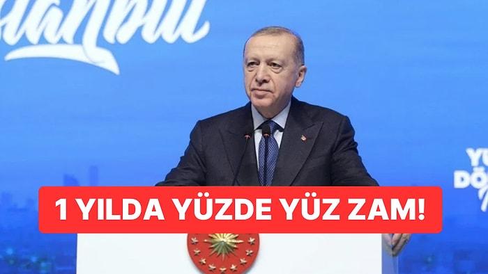 Erdoğan’dan Yeni Asgari Ücret Sonrası İlk Paylaşım: Bir Yılda Yüzde 100 Zam Gelmiş Oldu