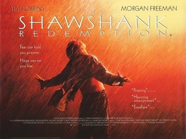6. Eğer hayatım boyunca sadece bir tane dram filmi izleyebilseydim, bu film "The Shawshank Redemption" (Esaretin Bedeli) olurdu. Frank Darabont'un yönettiği ve Stephen King'in "Rita Hayworth and Shawshank Redemption" adlı kısa hikayesinden uyarlanan bu film, 1994 yılında yayımlanmıştır.