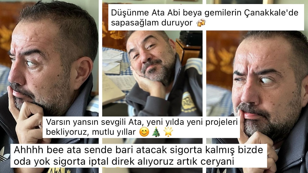 Ata Demirer Yeni Yıl Mesajıyla Güldürürken Sevenlerine 'Hayat Sana Güzel" Dedirtti!