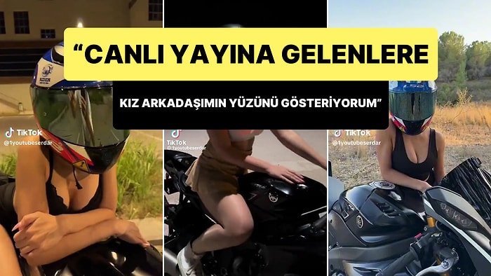 'Kız Arkadaşımın Yüzünü Gösteriyorum' Diyerek İnsanları TikTok Canlı Yayınına Çekmeye Çalışan Adam Tepki Çekti