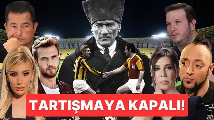 Fenerbahçe-Galatasaray Süper Kupa Finalinde Çıkan Atatürk Krizine Magazin Dünyasından Gelen Tepkiler