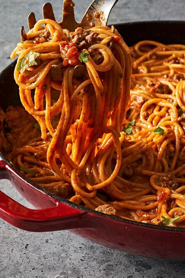 1. Taco spaghetti