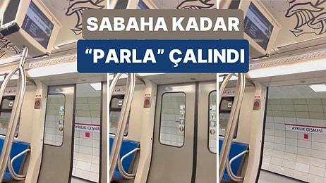 İstanbul'da Gece Çalışan Tüm Metrolarda Sabaha Kadar Norm Ender'in "Parla" Marşı Çalındı
