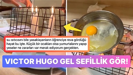 Yurt Odasında Yumurta Yapmak İçin Mucit Olan Öğrenciler Hem Güldürdü Hem İsyan Ettirdi