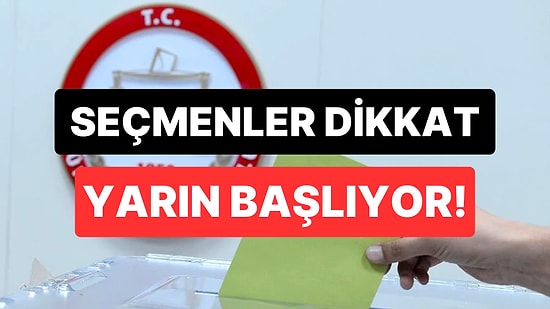 Yerel Seçimde Yeni Adreste Oy Kullanacak Seçmenler Dikkat: 4 Ocak'ta Başlıyor!