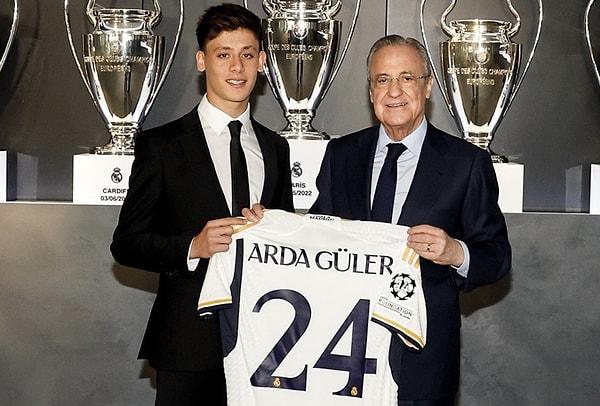 Sezon başında Fenerbahçe'den Real Madrid'e transfer olan Arda Güler ise kulübün kasasına net 20 milyon euro sokmuştu.