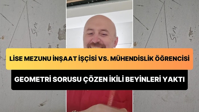 Türkiye'den Gelen Mühendislik Öğrencisine Geometri Sorusu Soran Gurbetçi İnşaat İşçisinin Beyin Yakan Anları