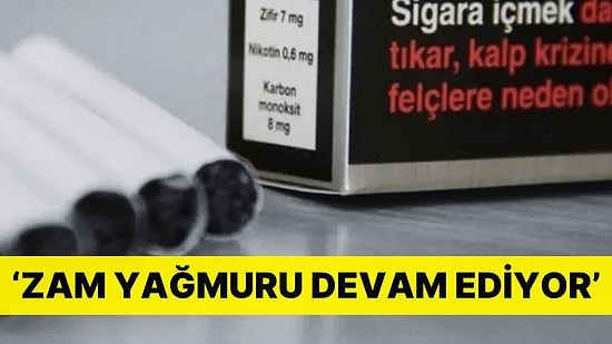 Bir Sigara Grubuna Daha Zam Geldi