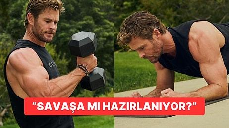 Chris Hemsworth'ün Vücudu Hakkında Tüyolarını Vereceği Yeni Paylaşımları "Keşke Spor Eğitmenim Olsa" Dedirtti