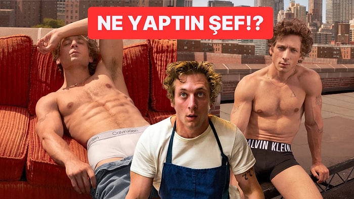 Evimizin Şefi Jeremy Allen White Reklam İçin Atleti Pantolonu Bir Kenara Attı!