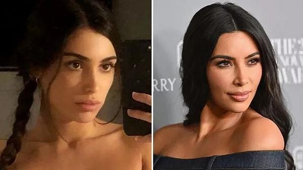 Bir diğer dikkat çeken detay ise Censori'nin Kanye West'in eski eşi Kim Kardashian'a olan benzerliği.
