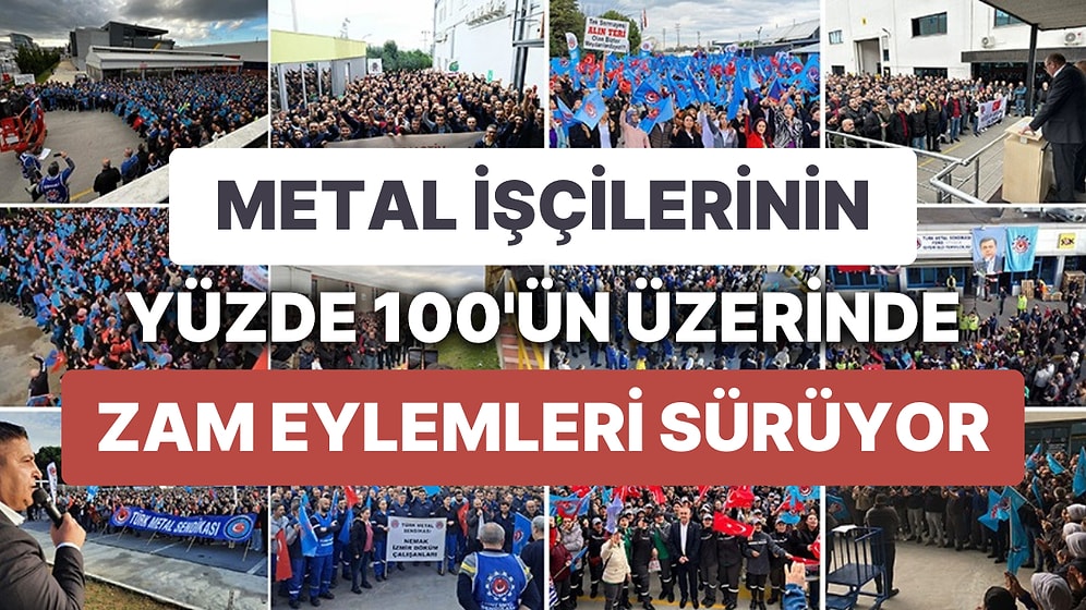 Beyaz Yaka Derdine Yansın! Yüzde 60 Zammı Kabul Etmeyen Metal Sendikası İşçilerinin Eylemleri Sürüyor