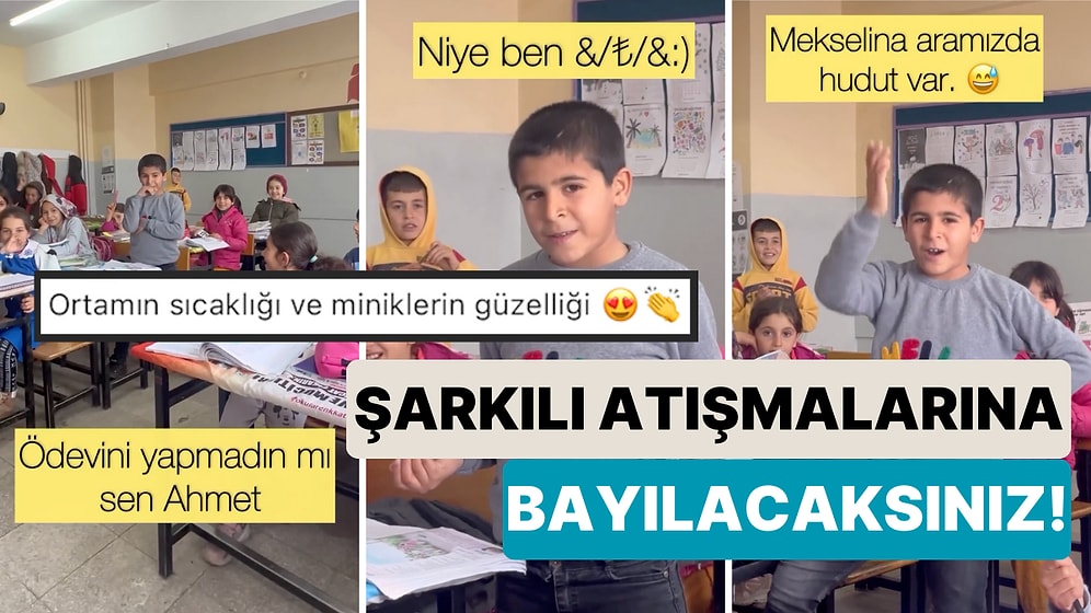 Öğrencilerinin Derse Katılımını Arttırmak İsteyen Öğretmenin Öğrencisiyle Şarkılı Atışmasına Bayılacaksınız