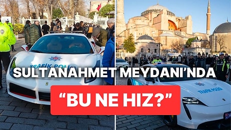 Polisin Sultanahmet Meydanı'nda Yüksek Hızda 'Ferrari' Kullanması Tepkilerin Odağında