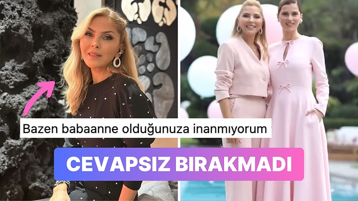 Arzu Sabancı 'Babaanne Olduğunuza İnanamıyorum' Diyen Takipçisine Verdiği Cevapla Dikkat Çekti