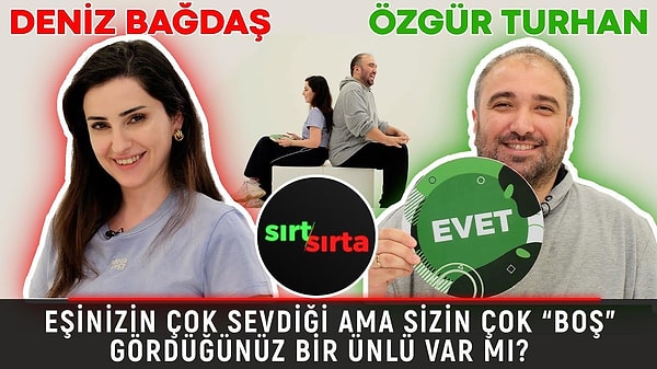 Daha önce de Sırt Sırta'ya konuk olmuş, birbirleri hakkında birçok itirafta bulunmuşlardı!