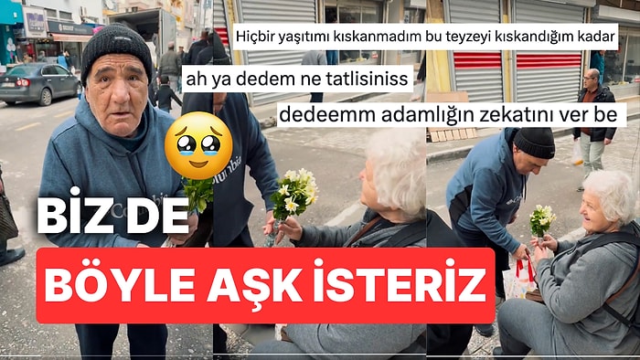 Yolda Gördüğü Çiçekçiden Eşine Nergis Alarak Aşka Olan İnancımızı Bir Kez Daha Güçlediren Amca