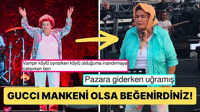 Selda Bağcan Yataktan Fırlamış Gibi Görünen Konser Kombiniyle Sosyal Medyada Gündem Oldu!