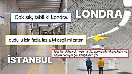 Londra'daki Devasa Metro Hattıyla Dudullu Metro Hattını Karşılaştıran Kullanıcı Tartışma Yarattı