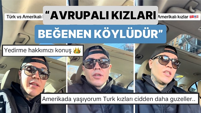 "Türk Kızları mı Amerikalı Kızlar mı?" Sorusuna Yanıt Veren Genç Türk Kızlarını Öve Öve Bitiremedi