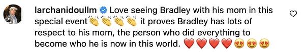 7. Bradley'i bu özel etkinlikte annesiyle birlikte görmeye bayılıyorum👏👏👏👏 bu da Bradley'nin bu dünyada şu anda olduğu kişi olmak için her şeyi yapan annesine çok saygı duyduğunu kanıtlıyor. ❤️❤️❤️❤️😍😍😍