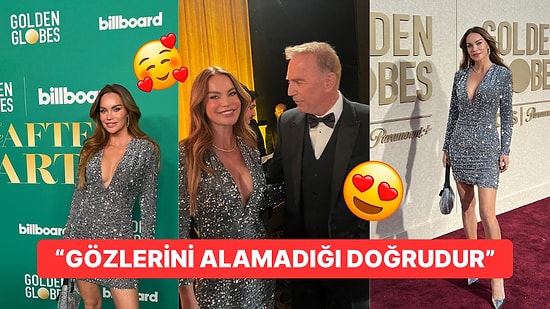 Altın Küre Ödüllerinde Yabacılara Taş Çıkartan İsim Türk Model Ebru Şallı Oldu: Güzelliğinden Herkes Büyülendi