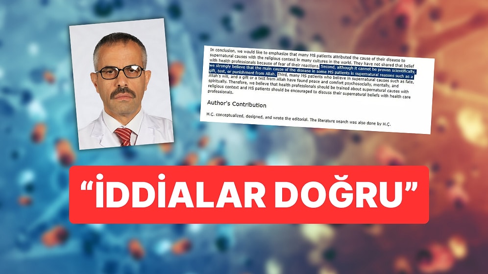 Profesörün MS Hastalığı İçin "Allah'tan Gelen Ödül, Sınav ya da Ceza" Dediği Doğrulandı