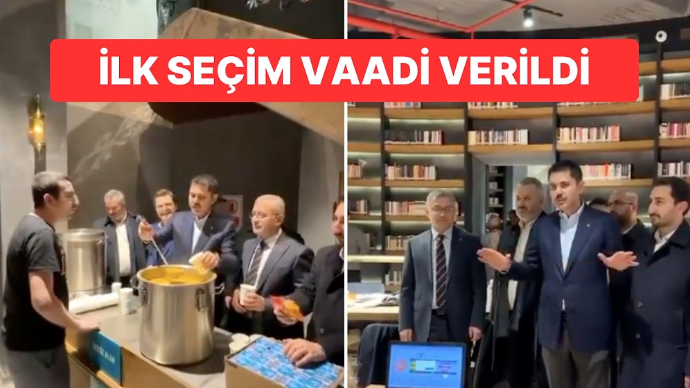 İBB Adayı Murat Kurum’un İlk Vaadi: 39 İlçede Açılacak, Çorbanın Yanında Etli Pilav da Verilecek