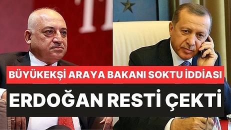 Cumhurbaşkanı Erdoğan Resti Çekti: Mehmet Büyükekşi İstifasını Veriyor İddiası!