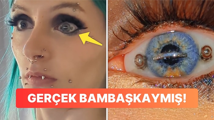 Göz Bebeğine Piercing Yaptıran Kadın Sosyal Medyayı İkiye Böldü